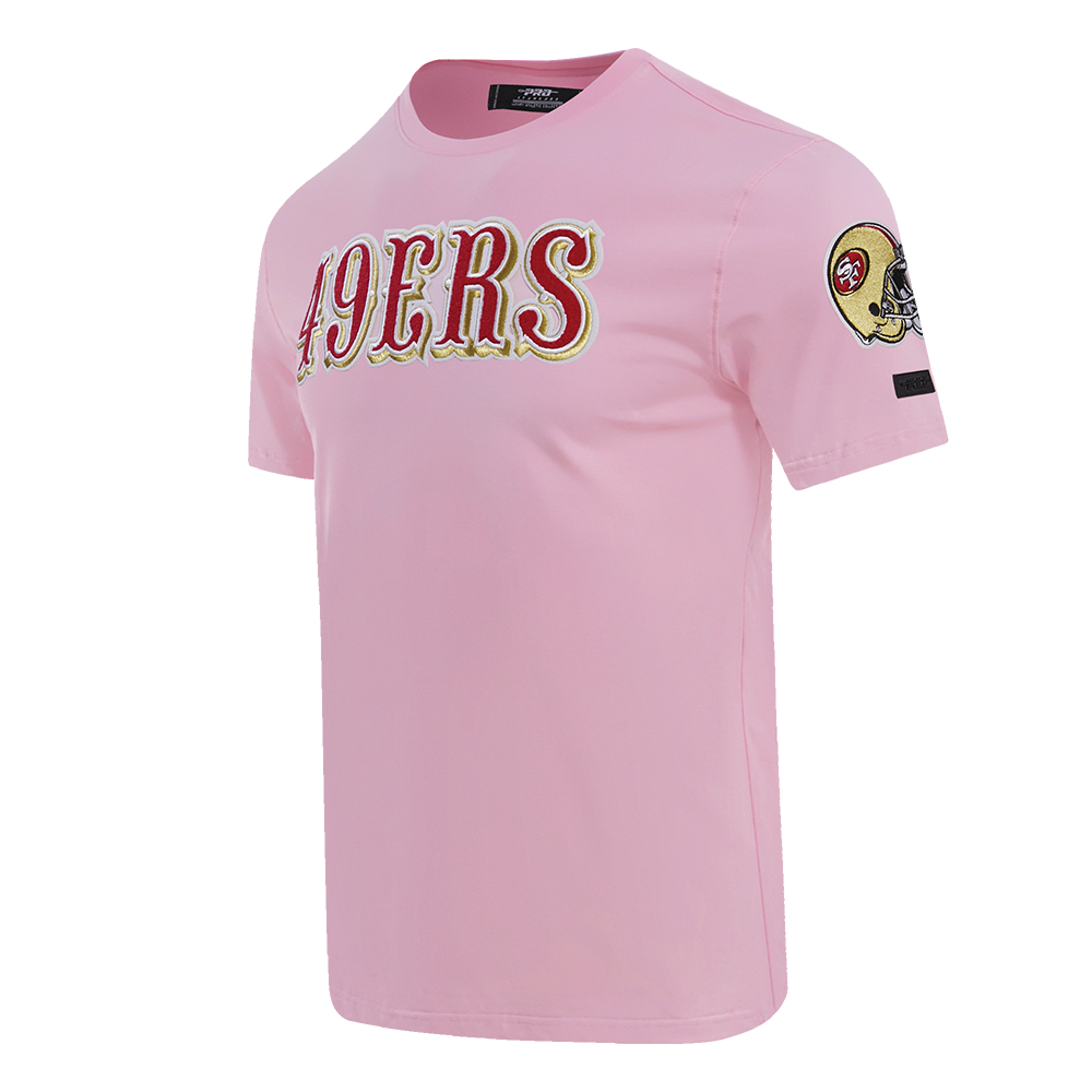 NFL SAN FRANCISCO 49ERS CLASSIC CHENILLE MEN'S TEE (PINK)