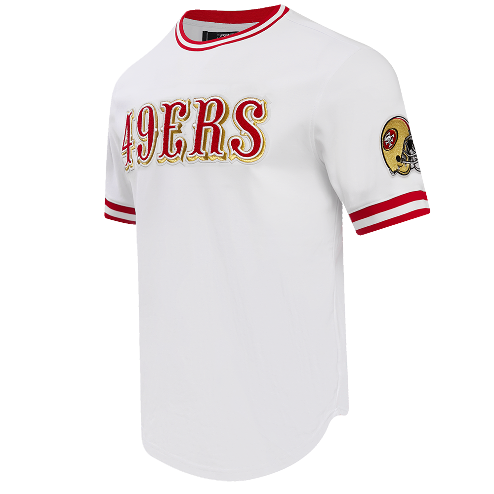 NFL SAN FRANCISCO 49ERS CLASSIC CHENILLE MEN'S TEE (WHITE)