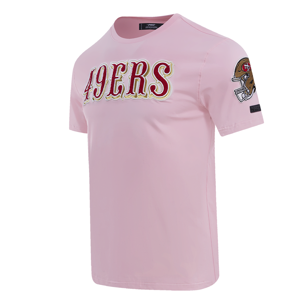 NFL SAN FRANCISCO 49ERS CLASSIC CHENILLE   TEE (PINK)