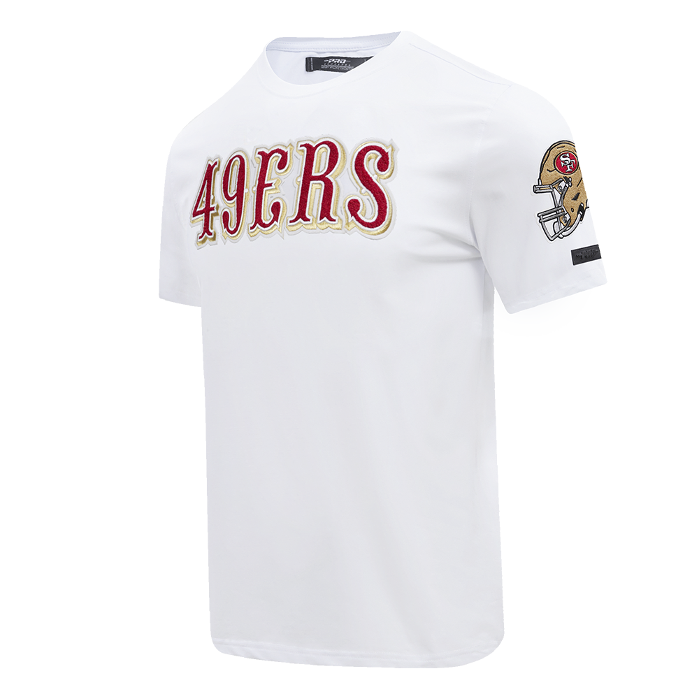 NFL SAN FRANCISCO 49ERS CLASSIC CHENILLE T-SHIRT (BLANC)