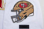 NFL SAN FRANCISCO 49ERS CLASSIC CHENILLE T-SHIRT (BLANC)