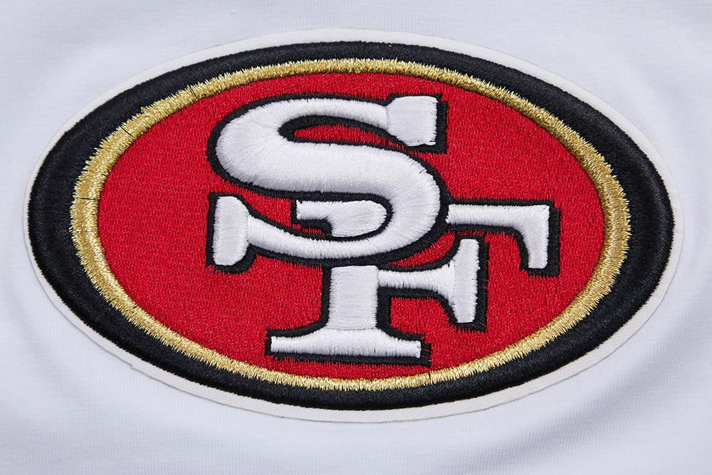 NFL SAN FRANCISCO 49ERS CLASSIC CHENILLE T-SHIRT (BLANC)