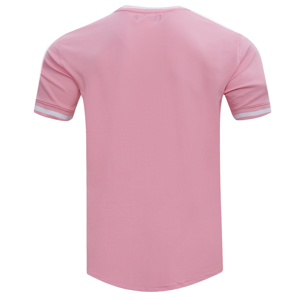 NFL SAN FRANCISCO 49ERS CLASSIC CHENILLE T-SHIRT EN MAILLE DOUBLE (ROSE)