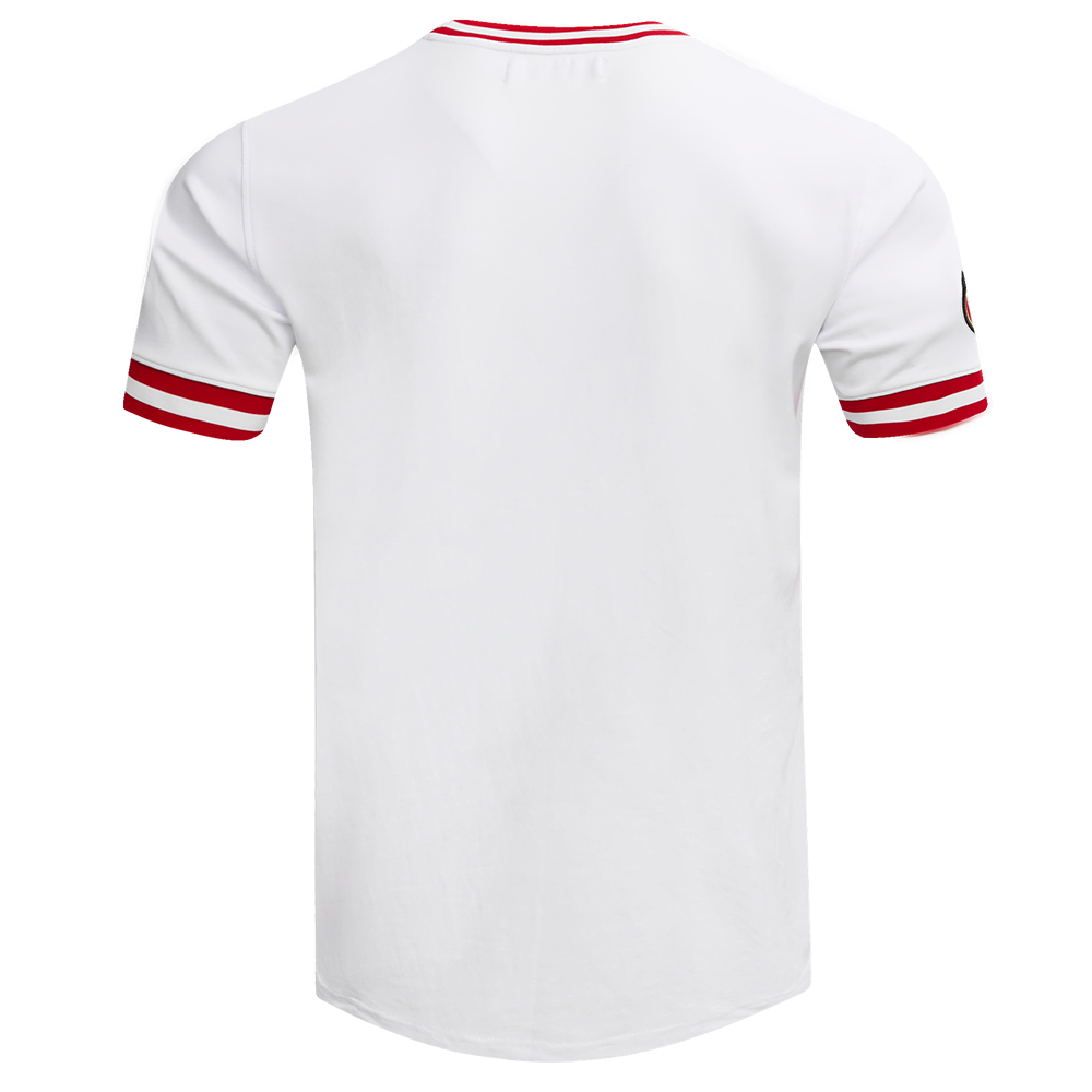 NFL SAN FRANCISCO 49ERS CLASSIC CHENILLE DOUBLE KNIT TEE (WHITE)