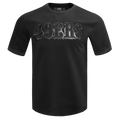 NFL SAN FRANCISCO 49ERS TRIPLE BLACK MEN'S DOUBLE KNIT TEE (TRIPLE BLACK)