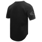 NFL SAN FRANCISCO 49ERS TRIPLE BLACK MEN'S DOUBLE KNIT TEE (TRIPLE BLACK)