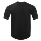 NFL SAN FRANCISCO 49ERS TRIPLE BLACK MEN'S DOUBLE KNIT TEE (TRIPLE BLACK)