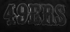 NFL SAN FRANCISCO 49ERS TRIPLE BLACK MEN'S DOUBLE KNIT TEE (TRIPLE BLACK)