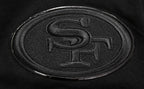 NFL SAN FRANCISCO 49ERS TRIPLE BLACK MEN'S DOUBLE KNIT TEE (TRIPLE BLACK)