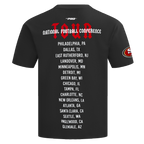NFL SAN FRANCISCO 49ERS CITY TOUR COTTON JERSEY MEN'S DROP SHOULDER TEE (BLACK)