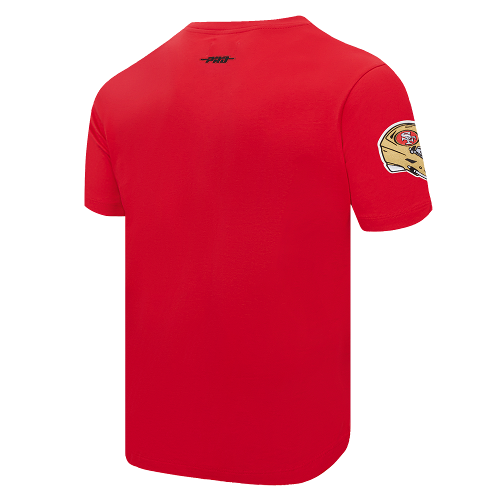 NFL SAN FRANCISCO 49ERS OLD ENGLISH T-SHIRT POUR HOMME (ROUGE)