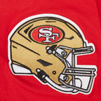 NFL SAN FRANCISCO 49ERS OLD ENGLISH T-SHIRT POUR HOMME (ROUGE)