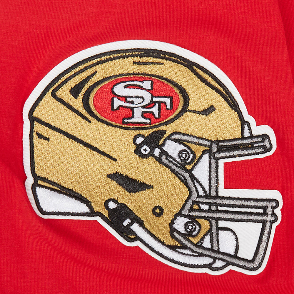 NFL SAN FRANCISCO 49ERS OLD ENGLISH T-SHIRT POUR HOMME (ROUGE)
