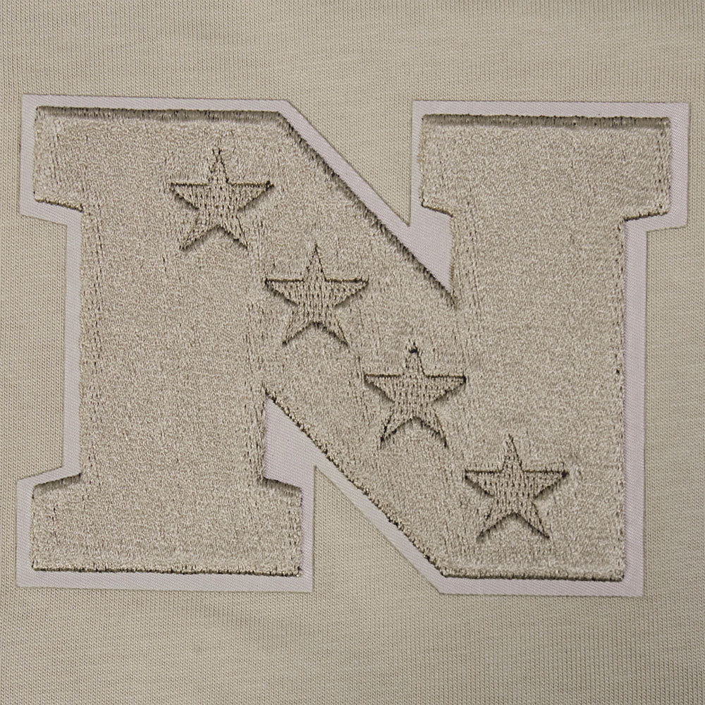 NFL SAN FRANCISCO 49ERS WINGSPAN T-SHIRT EN JERSEY DE COTON À ÉPAULES TOMBANTES POUR HOMME (TAUPE)
