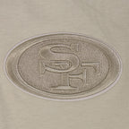 NFL SAN FRANCISCO 49ERS WINGSPAN T-SHIRT EN JERSEY DE COTON À ÉPAULES TOMBANTES POUR HOMME (TAUPE)
