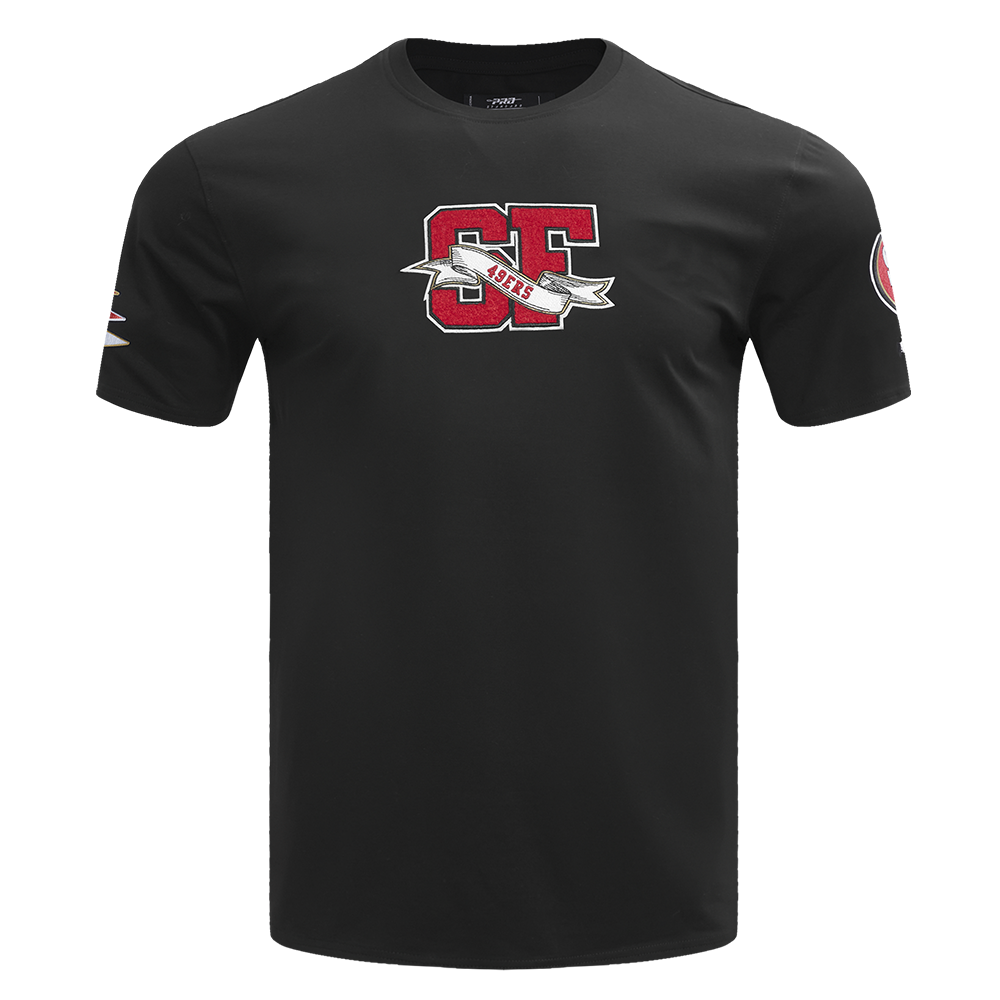 NFL SAN FRANCISCO 49ERS TEAM PENNANTS T-SHIRT POUR HOMME (NOIR)