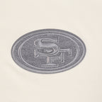 NFL SAN FRANCISCO 49ERS REVERSE FRENCH TERRY T-SHIRT EN JERSEY DE COTON À ÉPAULES TOMBANTES POUR HOMME (COQUILLE D'ŒUF)