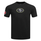 NFL SAN FRANCISCO 49ERS UNDER THE LIGHTS T-SHIRT EN JERSEY SIMPLE POUR HOMME (NOIR)