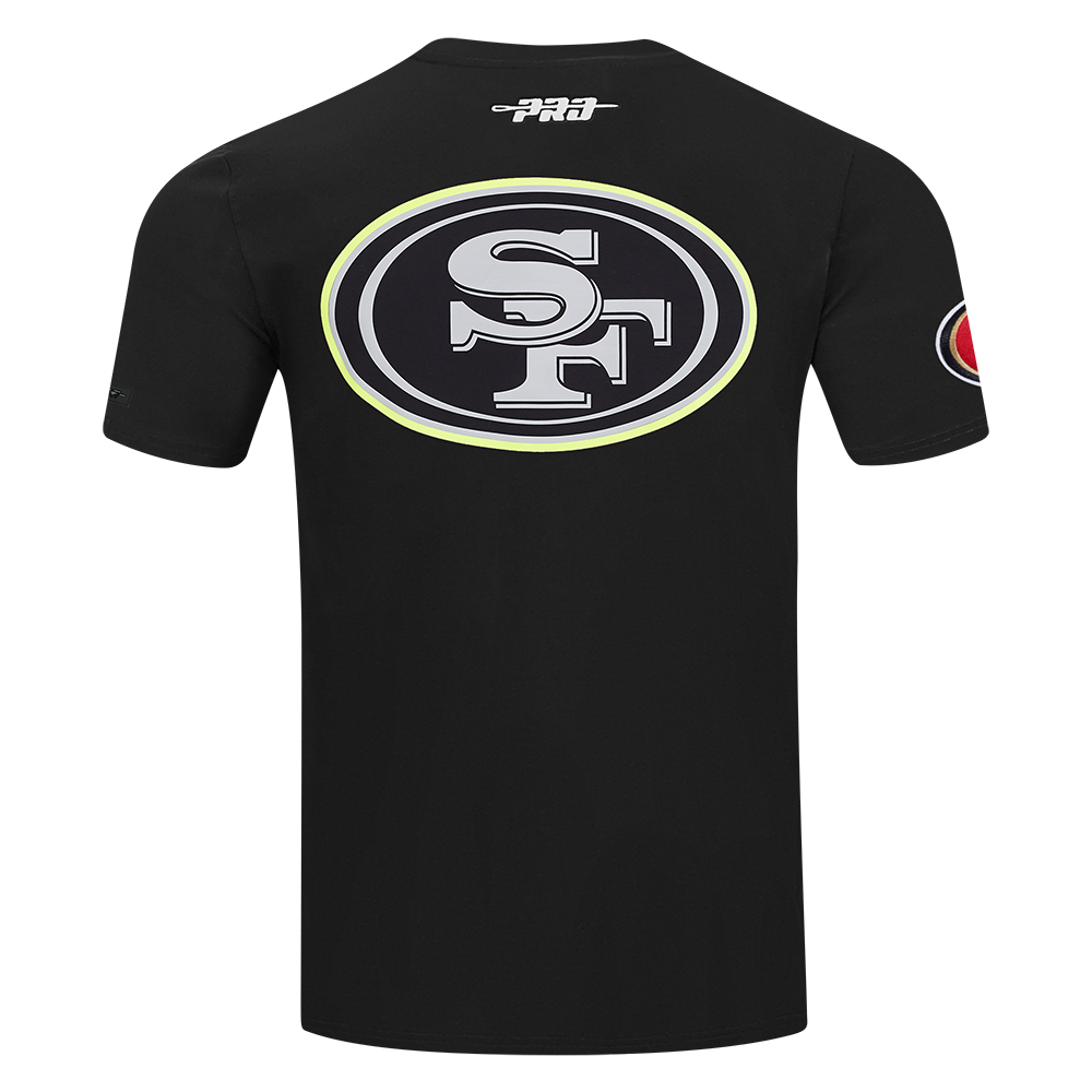 NFL SAN FRANCISCO 49ERS UNDER THE LIGHTS T-SHIRT EN JERSEY SIMPLE POUR HOMME (NOIR)