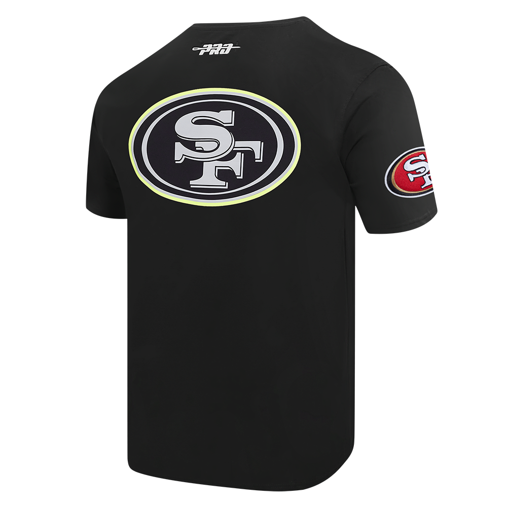 NFL SAN FRANCISCO 49ERS UNDER THE LIGHTS T-SHIRT EN JERSEY SIMPLE POUR HOMME (NOIR)