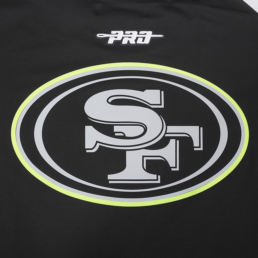 NFL SAN FRANCISCO 49ERS UNDER THE LIGHTS T-SHIRT EN JERSEY SIMPLE POUR HOMME (NOIR)