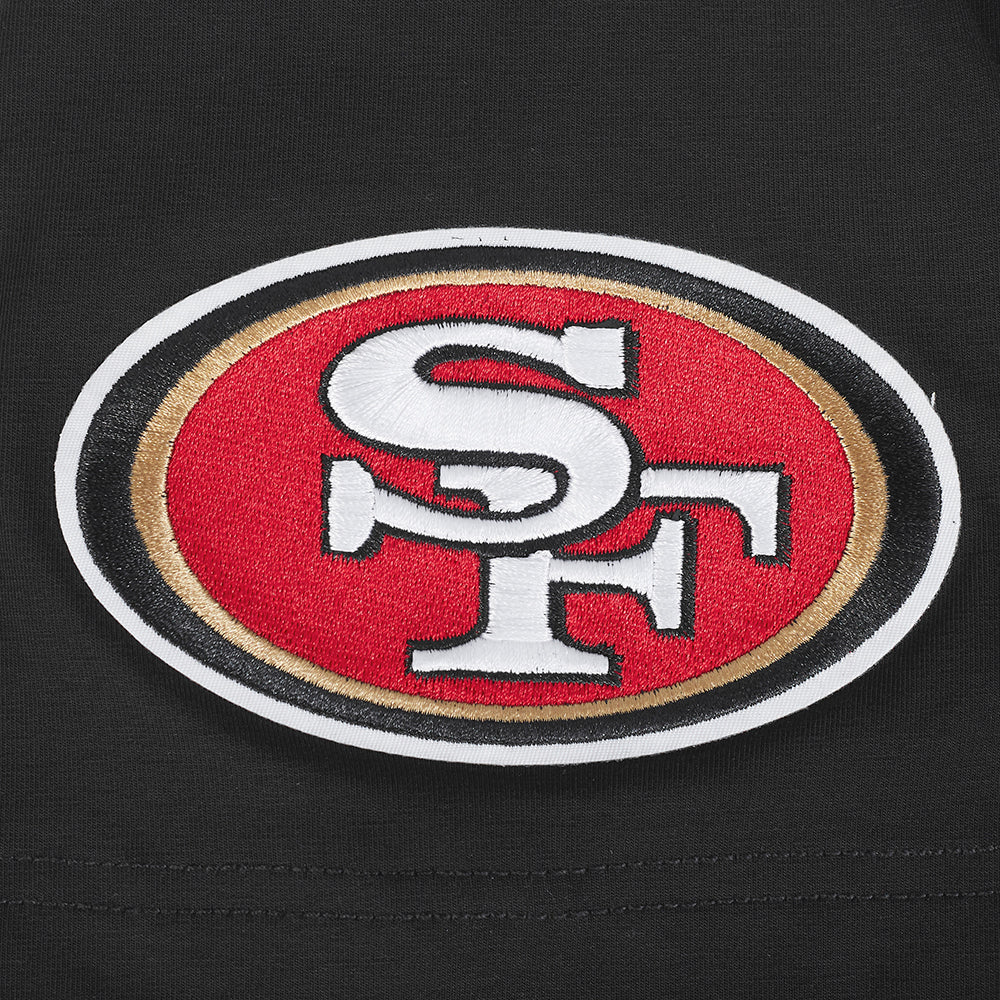 NFL SAN FRANCISCO 49ERS UNDER THE LIGHTS T-SHIRT EN JERSEY SIMPLE POUR HOMME (NOIR)