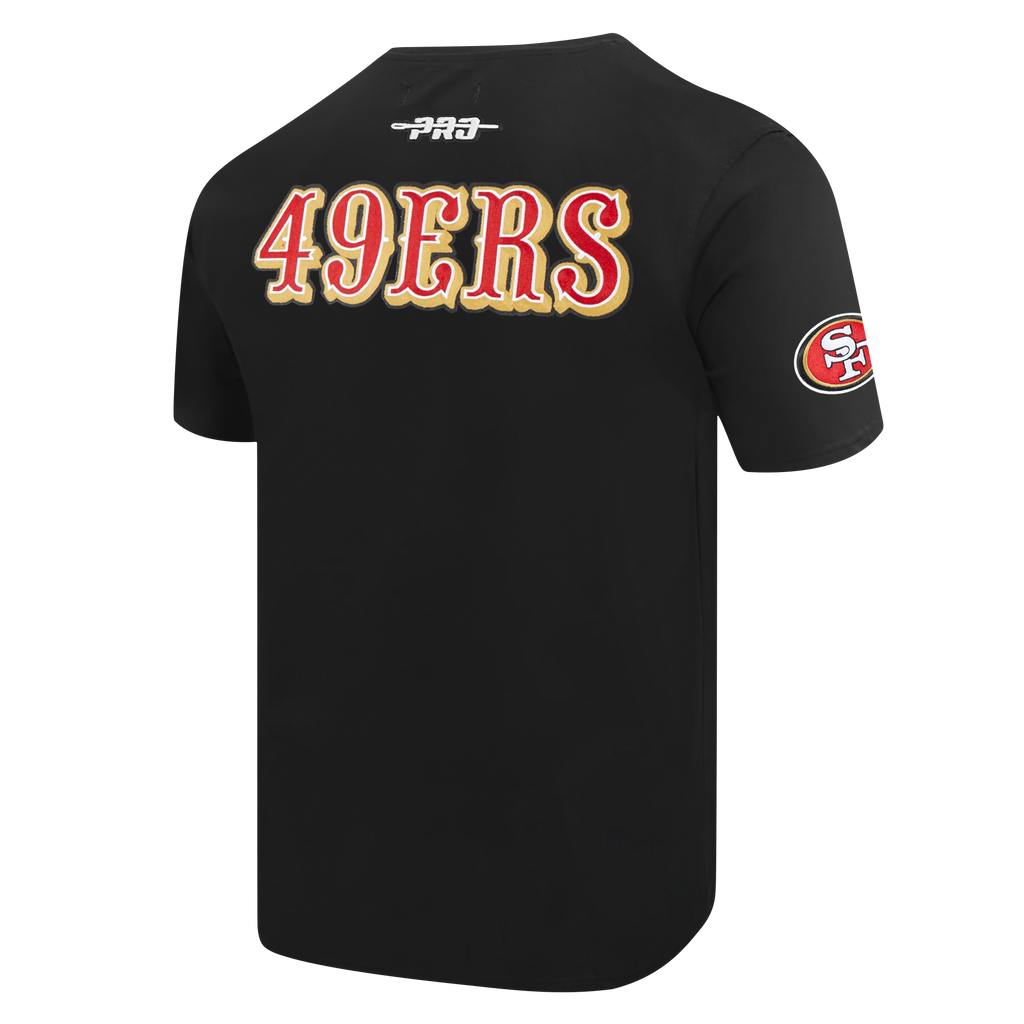 NFL SAN FRANCISCO 49ERS CITY RANSOM T-SHIRT EN JERSEY SIMPLE POUR HOMME (NOIR)