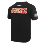 NFL SAN FRANCISCO 49ERS CITY RANSOM T-SHIRT EN JERSEY SIMPLE POUR HOMME (NOIR)
