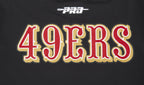 NFL SAN FRANCISCO 49ERS CITY RANSOM T-SHIRT EN JERSEY SIMPLE POUR HOMME (NOIR)