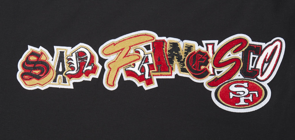 NFL SAN FRANCISCO 49ERS CITY RANSOM T-SHIRT EN JERSEY SIMPLE POUR HOMME (NOIR)