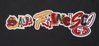 NFL SAN FRANCISCO 49ERS CITY RANSOM T-SHIRT EN JERSEY SIMPLE POUR HOMME (NOIR)