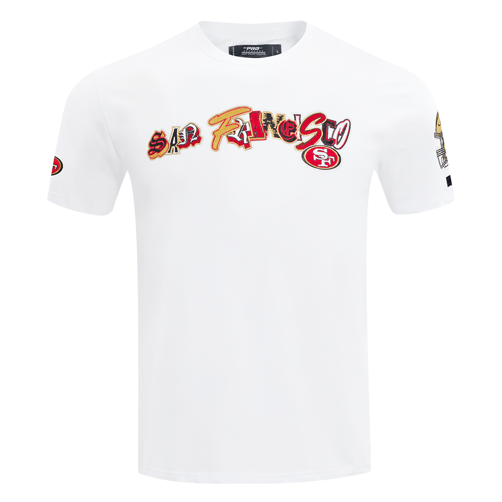NFL SAN FRANCISCO 49ERS CITY RANSOM T-SHIRT EN JERSEY SIMPLE POUR HOMME (BLANC)
