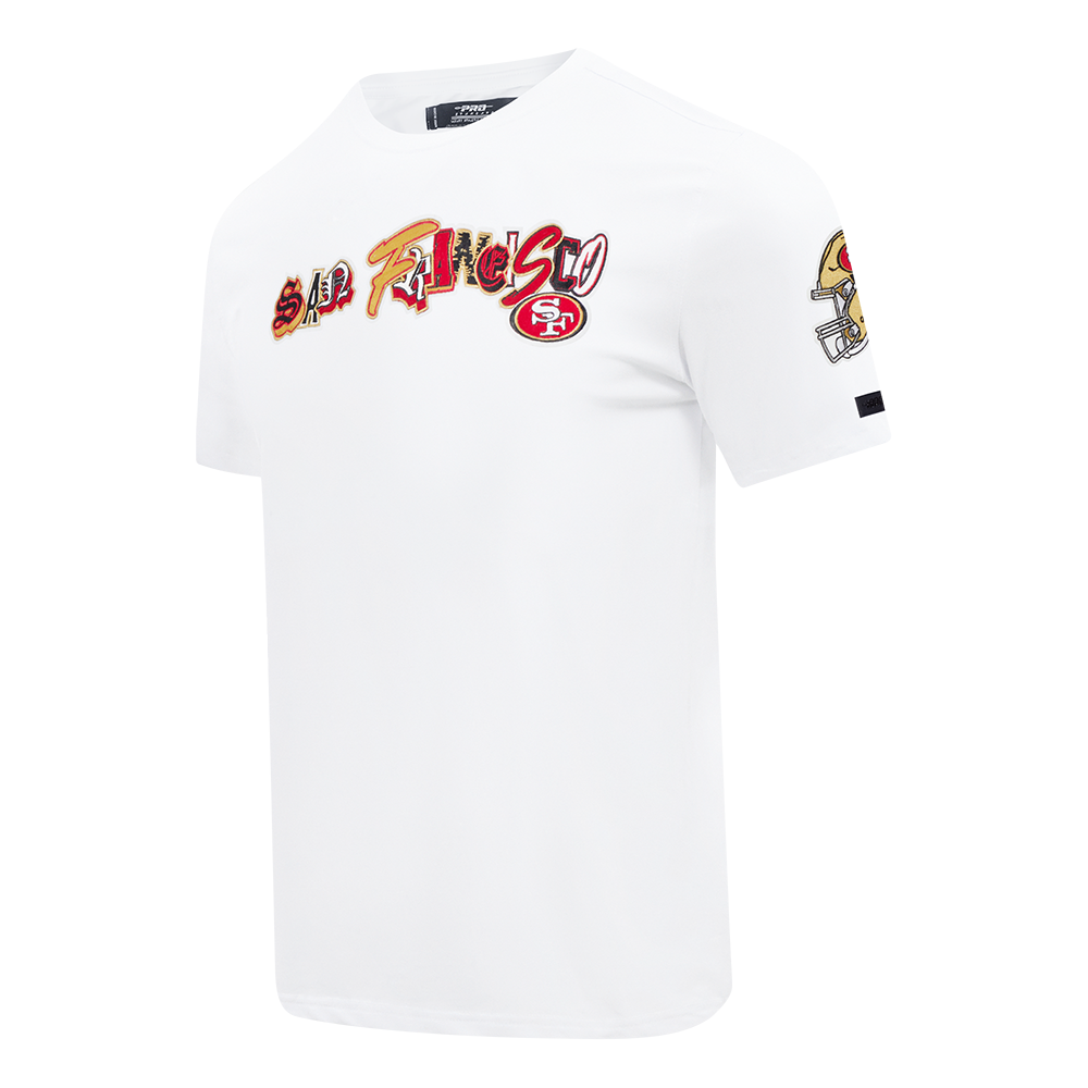 NFL SAN FRANCISCO 49ERS CITY RANSOM T-SHIRT EN JERSEY SIMPLE POUR HOMME (BLANC)