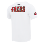 NFL SAN FRANCISCO 49ERS CITY RANSOM T-SHIRT EN JERSEY SIMPLE POUR HOMME (BLANC)
