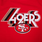NFL SAN FRANCISCO 49ERS RETRO ELEVATION MEN'S SINGLE JERSEY TEE (RED)