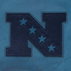 NFL SAN FRANCISCO 49ERS COUNTRY CLUB MEN'S COTTON JERSEY DROP SHOULDER TEE (STEEL BLUE)
