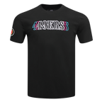 NFL SAN FRANCISCO 49ERS ECHO LOGO MEN'S SINGLE JERSEY TEE (BLACK)