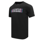 NFL SAN FRANCISCO 49ERS ECHO LOGO MEN'S SINGLE JERSEY TEE (BLACK)