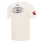NFL SAN FRANCISCO 49ERS ECHO LOGO MEN'S SINGLE JERSEY TEE (EGGSHELL)