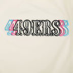 NFL SAN FRANCISCO 49ERS ECHO LOGO MEN'S SINGLE JERSEY TEE (EGGSHELL)