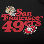 NFL SAN FRANCISCO 49ERS SOUVENIR MEN'S SINGLE JERSEY TEE (BLACK)