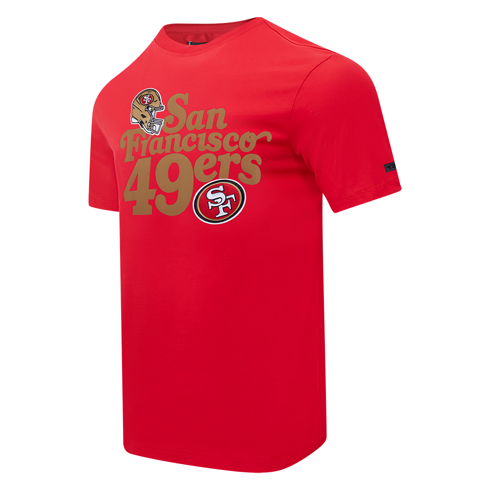 NFL SAN FRANCISCO 49ERS SOUVENIR MEN'S SINGLE JERSEY TEE (RED)