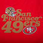 NFL SAN FRANCISCO 49ERS SOUVENIR MEN'S SINGLE JERSEY TEE (RED)