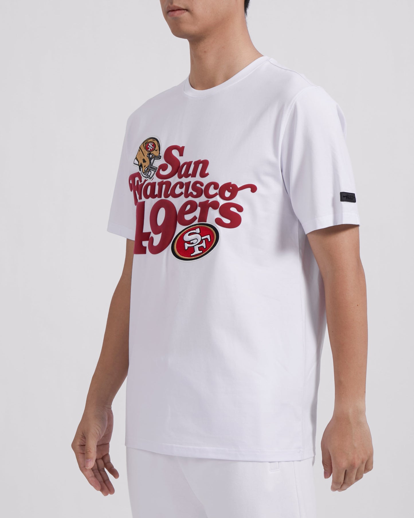 NFL SAN FRANCISCO 49ERS SOUVENIR MEN'S SINGLE JERSEY TEE (WHITE)