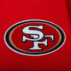 NFL SAN FRANCISCO 49ERS SOUVENIR MEN'S WARM UP JACKET (RED)
