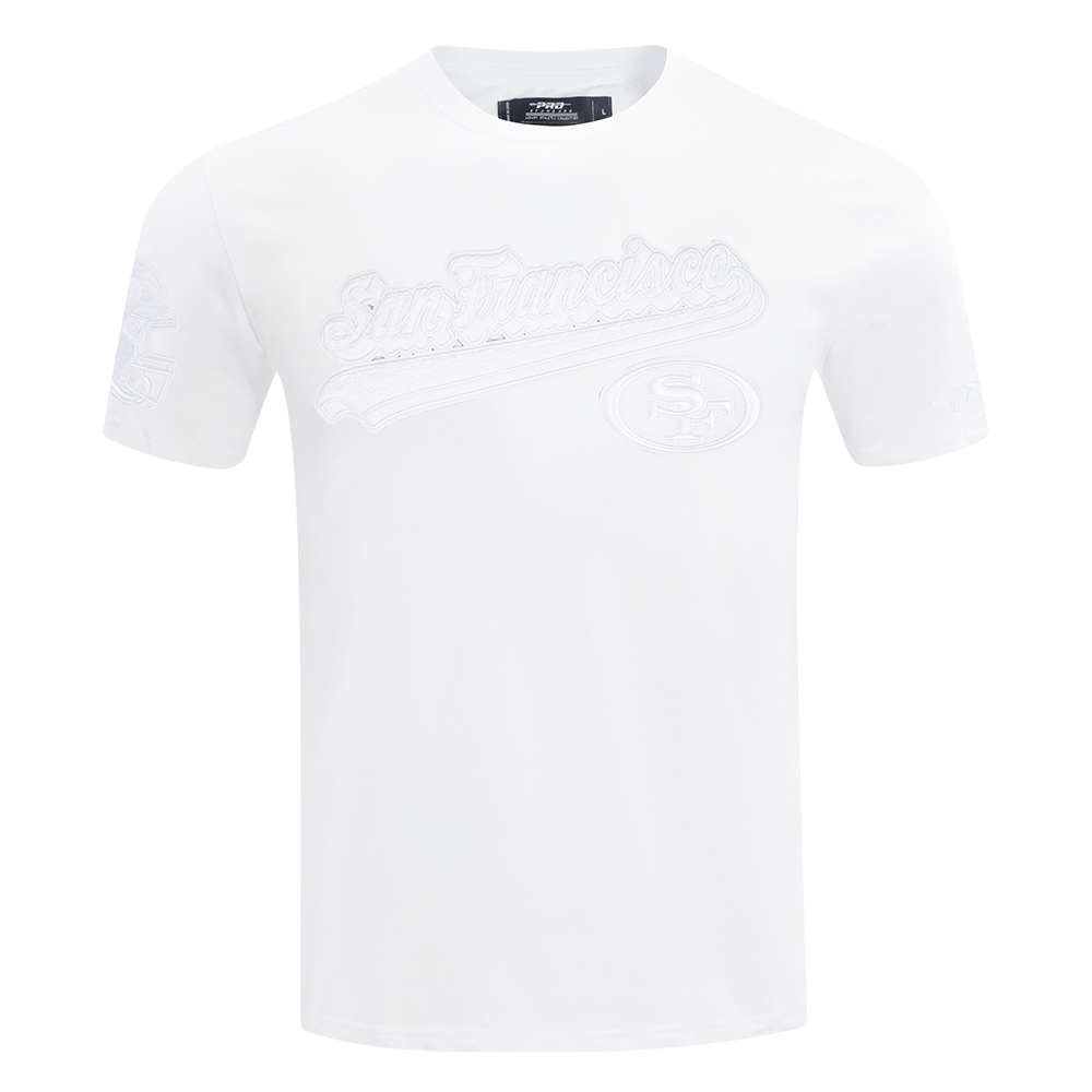 NFL SAN FRANCISCO 49ERS WHITE OUT MEN'S SINGLE JERSEY TEE (WHITE)