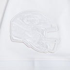NFL SAN FRANCISCO 49ERS WHITE OUT CHANDAIL À CAPUCHON À MANCHES COURTES POUR HOMME (BLANC)