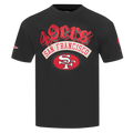 NFL SAN FRANCISCO 49ERS BEST OF MEN'S DROP SHOULDER TEE (BLACK)