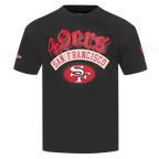 NFL SAN FRANCISCO 49ERS BEST OF MEN'S DROP SHOULDER TEE (BLACK)