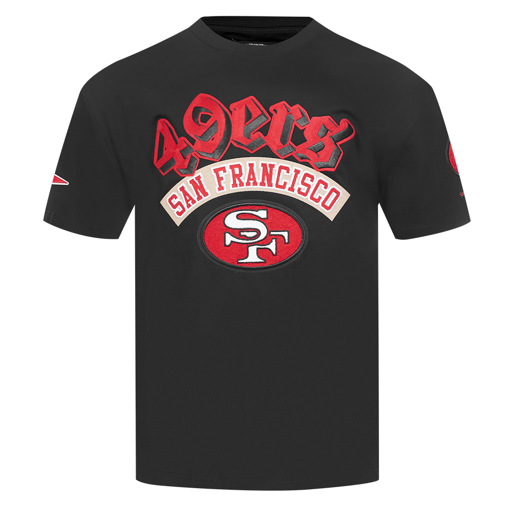 NFL SAN FRANCISCO 49ERS BEST OF MEN'S DROP SHOULDER TEE (BLACK)